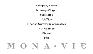 MONAVIE BACK B15