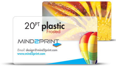 Frosted Plastic Cards