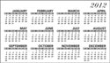 Z-Calendar 2012