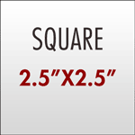 Square 2.5x2.5